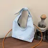Bolso Bandolera de Lunares Estilo Girly Transfronterizo para Mujer 2026 Nuevo Bolso de Hombro de Gran Capacidad Versátil para Estudiantes que Van a Clase
