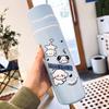 Nuevo Termo Mido de Acero Inoxidable 304 de Alto Valor de Color para Hombres y Mujeres, Lindo Estudiante, Simple, Grueso, Vaso de Agua Conveniente