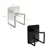 Portacepillos de dientes para baño sin taladro Acero Inoxidable Montado en la Pared Estante para Vasos de Enjuague Bucal Estante Drenante para Cepillos de Dientes de Baño en Casa