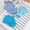 Ropa de Punto Cálida para Otoño e Invierno Guantes Mágicos de Color Puro Creativos Guantes para Estudiantes Medianos Venta Directa de Fábrica con Impresión de Logo