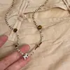 Libro Rojo Cachorro Lindo Trabajador Collar Infantil Nicho de Alta Gama Versátil Accesorios Largos Nuevo Estilo Caliente para Mujer