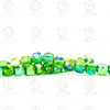 Cuentas de Vidrio de Cristal Facetado Cubo de Azúcar de Agujero Recto Multi-Facetado K9 Premium Imitación Austriaca de 3/5/7 mm para Accesorios de Joyería