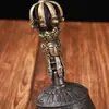 Campana y Mazo Vajra de Nepal, Campana y Mazo Vajra de Nueve Puntas, Suministros para Templos Budistas del Tíbet, Campana y Mazo Vajra de Cinco Puntas, Venta al por mayor de Campana Vajra