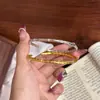 Pulsera en Forma de Serpiente del Año Nuevo Zodiacal de Xiaohongshu, Lujo Accesible y Sentido de Gama Alta, Anillo de Serpiente con Diamantes, Elegante Pulsera de Estilo Mid-Century