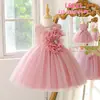 Novo vestido de princesa de tule para meninas 2026, saia bufante estilo Lolita, vestido de noite de alta qualidade e luxuoso para festas e banquetes
