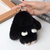 Pendente de Coelho de Pelúcia Imitação de Pelo de Coelho Rex Pingente de Bolsa de Coelho Pingente de Coelho MengMeng Pingente de Coelho Morto de Pelúcia