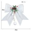 Adornos navideños con forma de piña y lazo grande de Zhong Ran, adornos navideños para hacer tú mismo, diseño de escena, accesorios colgantes