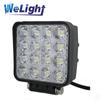 Luz de trabajo LED para coche cuadrada de 4 pulgadas con 16 perlas de lámpara 48W faro modificado excavadora tractor foco modificado
