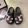 Pantuflas de Verano para Mujer con Sensación de Caca, Antideslizantes, Lindos Dibujos Animados de Dedos del Pie para Exteriores, Suela Gruesa de Playa, Nuevo 2025 Suela Suave