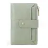Sendefn Nueva Cartera Corta para Mujer Cuero de Microfibra 70% de Descuento Cartera Cartera de Gama Alta con Tarjeta Extraíble