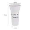 Soporte de Exhibición de Flores Cubo para Flores, Cubo Especial para Flores para Floristería Estantes Multicapa, Cubos Cuadrados y Redondos Especiales para Estantes de Flores en Forma de Escalera