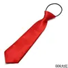 Corbatas para Niños Europeas y Americanas Hechas a Medida, Corbatas Cortas de Banda Elástica de Color Sólido, Accesorios Simples para Niños, Fabricantes de Corbatas Pequeñas para Actuaciones