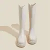 Botas Altas de Suela Gruesa, Botas Largas Forradas de Lana para Otoño e Invierno, Botas de Caballero, Botines Cortos Martin para Mujer, Botas Nuevas de Media Caña 2024