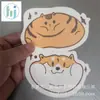 Esponja de Madeira Compactada com Estampa de Desenho Animado, Algodão, Limpeza de Cozinha, Absorvente, Esponjosa, Esfregão, Degradável, Compactada para Lavar Louça