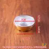 Contenedor para Pastel en Forma de Tazón de 50 ml, Caja de Empaque de Papel de Aluminio, Molde para Pudín de Papel de Aluminio, Molde Comercial para Uso en Puesto, Desechable