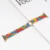 Adecuado para Iwatch, Suministro Directo de Fábrica Xiaomi, Correa de Reloj Multicolor Ovalada Pequeña de Resina Acetato, en Stock para Entrega Directa