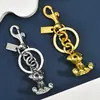 Directo del fabricante: llavero de perro de aleación, charm de bolso de Schnauzer 3D, venta al por mayor para exportación, hecho a mano con cuentas