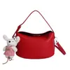 Bolsa com Design Retrô de Nicho Feminina 2026 Nova de Verão Casual com Toque de Luxo Bolsa Transversal Versátil Bolsa de Mão de Ombro