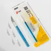 Cuchillo de Tallar de Venta Caliente Transfronterizo Juego de Cuchillos para Cortar Papel Modelo de Sello de Goma para Tallado de Papel Estudiante Cuchillo Manual para Cortar Papel Venta al por Mayor