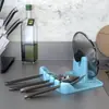 Prateleira de Silicone Criativa para Colheres Domésticas Tapete Suporte para Utensílios de Cozinha Suporte para Colher de Sopa Tapete de Armazenamento para Utensílios de Mesa Tapete de Prateleira para Colheres de Cozinha