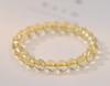 Hazte Rico de la Noche a la Mañana Pulsera de Cristal Amarillo Natural con Cuentas para Mujer Joyería Chapada en Oro Dropshipping