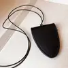 Sencillo Portalápices de Cuero Largo Extraíble Estilo Coreano con Clip Magnético Multifuncional de Cuero para Gafas de Sol Collar