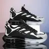 Zapatos de hombre transfronterizos, primavera deportes casuales correr absorción de impactos amortiguación de aire aumento de altura juvenil versátil guerrero negro zapatos de papá de moda
