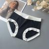 Pantaletas Lisas de Seda Pura Hielo para Mujer, Talla Grande, Cintura Media, Entrepierna de Algodón Puro, Cómodas, Transpirables, Modernas, Antibacterianas