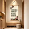 Grite Acorde o Eu Confuso Pintura Decorativa Motivacional Estilo Chinês Novo Estudo Escritório Entrada Rolo de Pintura Mural Decorativo