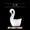 Jingdezhen Cerámica de Mesa de Alta Gama Incrustaciones de Oro Jade Pintado a Mano Juego de Cuenco y Plato Dorados para Uso Doméstico, Estilo Europeo Simple Personalización DIY