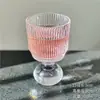 Taza de Vidrio Transparente de Burbujas Diseño Retro, Alto Valor Estético, Copa de Cóctel Soplada a Mano, Vaso de Agua de Gama Alta