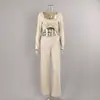 Novedad Transfronteriza Otoño e Invierno 2026 Ropa Interior Pantalones Largos Manga Larga Conjunto de Tres Piezas Pijama Moda Cómoda Ropa de Casa de Modal para Mujer