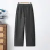 Pantalones de Primavera para Mamá 2026 Nueva Moda Elegantes Pantalones Largos para Mujeres de Mediana Edad y Mayores, Pantalones Casuales Rectos Holgados de Primavera