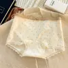 Algodón Puro para Mujer Estilo Francés Floral Hipster Cintura Media Transpirable 10A Antibacteriano Entrepierna Extendida Más Amplia Calzoncillos tipo Boxer