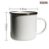 Taza de esmalte de temporada de graduación de pedido mínimo 350ML regalo de jardín de infantes creativo nostálgico taza de esmalte infantil regalo de mano