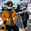 Chaqueta Acolchada para Niños Otoño Invierno 2026 Estilo Nuevo Fresco Atractivo Ligero de Algodón Abrigo de Invierno Ropa de Invierno Fresco Atractivo Niños Ropa de Algodón Moderna
