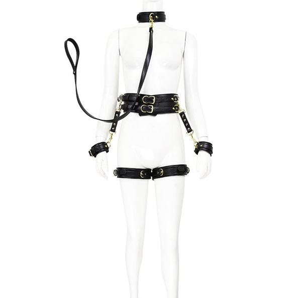 皮革5件套 黑色挂钩