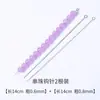 Aguja de Abalorios de Punta Abierta Trenzada Ultrafina para Pulseras Hechas a Mano DIY y Joyería con Cuentas de Arroz, 0.15-0.7mm