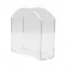 Porta Servilletas Cuadrado de Acrílico Transfronterizo para Restaurantes Occidentales, Dispensador de Servilletas de Papel para Mesa de Cafetería, Estante Transparente en Forma de U para Guardar Servilletas