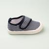 Zapatos de Lona para Niños de Suela Blanda a Rayas de Primavera y Otoño, Casuales de Caña Baja con Velcro, Zapatos para Niños Pequeños y Medianos, Venta al por Mayor Transfronteriza