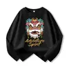 Camiseta de Manga Larga para Niños Algodón Puro Nueva de Primavera y Otoño Estilo Occidental Superior Niños Grandes Ropa de Moda Callejera Nacional