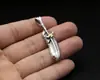 Joyería de plata de ley S925 al por mayor Colgante vintage simple de águila de cobre con incrustaciones de plumas japonesas y coreanas para hombres y mujeres