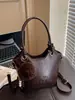 Bolso de mano de lujo accesible de moda para mujer 2025, bolso cruzado casual tipo cubo para hombro, bolso de alta gama