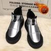 Nuevas Botas de Nieve Otoño e Invierno 2025 para Hombre Terciopelo Engrosado Cálido Zapatos Grandes de Algodón de Una Pierna Antideslizantes Zapatos de Algodón para Hombre
