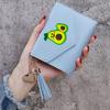 Monedero de Color Sólido con Borla de Frutas y Verduras Shein 70% de descuento Cartera Estilo Ins Cartera para Mujer Portatarjetas de Estudiante Cartera Delgada
