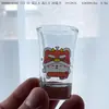 Copo de Shot de Vidro 20ml/25ml Copo Maotai Conjunto de Copos de Vinho Frasco Copo de Vinho Branco Conjunto Dispensador de Vinho Uma Taça