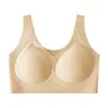 Base Líquida Sem Costura Roupa Íntima Feminina Niacinamida 10A Antibacteriano Com Bojo Fixo Sem Aro Push-up Sutiã Costas Bonitas Menina