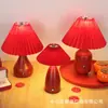 Lámparas de larga duración para bodas, un par de decoraciones de alta gama para la habitación nupcial, lámparas de mesa para el ajuar de la novia, lámparas de mesita de noche, artículos para bodas, lámparas de mesa para bodas