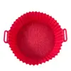 Plato de Silicona para Freidora de Aire de Venta Caliente Transfronterizo Bandeja de Silicona para Freidora Bandeja para Hornear Aislada Molde para Pastel Freidora Interior
