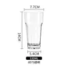 Vaso de Acrílico, Resistente a Roturas, Plástico Espesado, Uso Comercial en Restaurantes y Hoteles, para Jugos, Bebidas, Agua, Whisky, Cerveza, Forma Octagonal